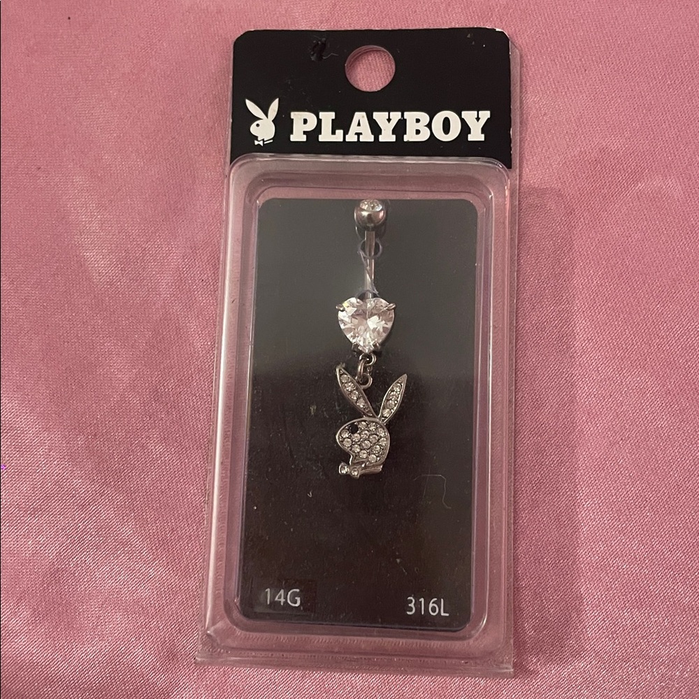 NWT Playboy Rhinestone Belly Ring 💎